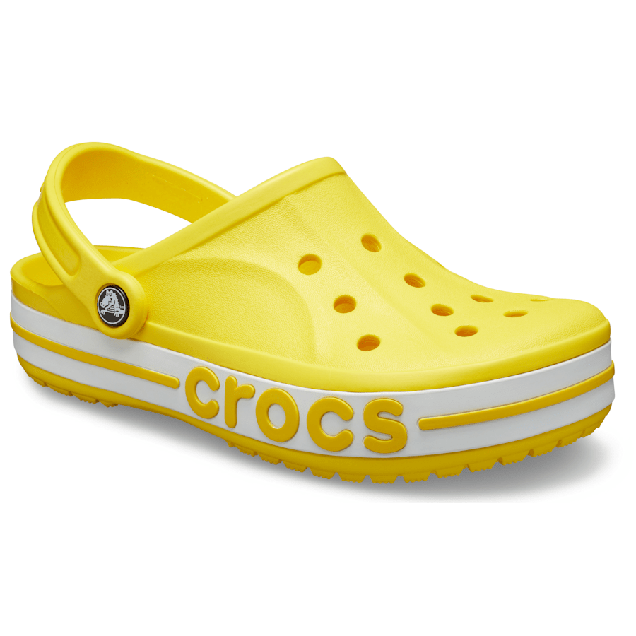 Lemon/White Bayaband Clog - Angle - Crocs