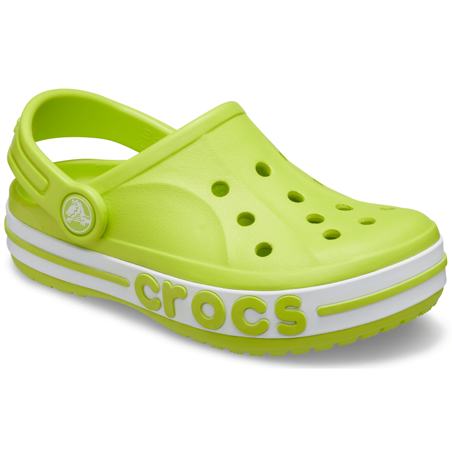 라임펀치 바야밴드 클로그 키즈 - 사선 - Crocs