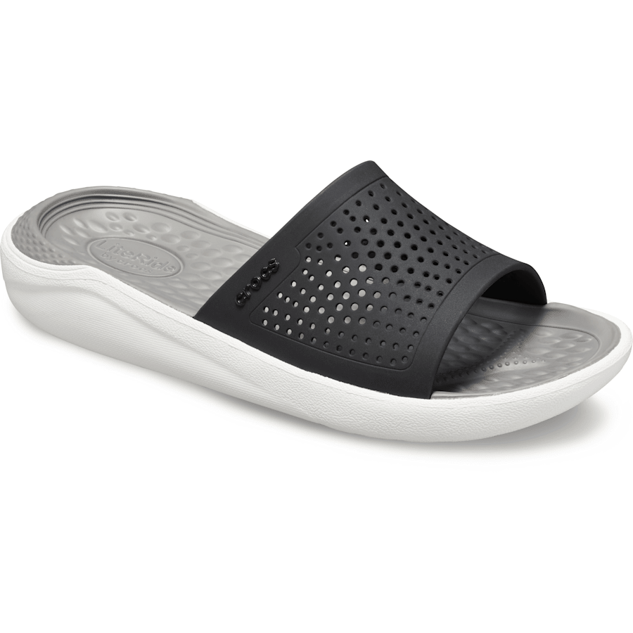 Black / Smoke LiteRide™ Slide - Kulma - Crocs