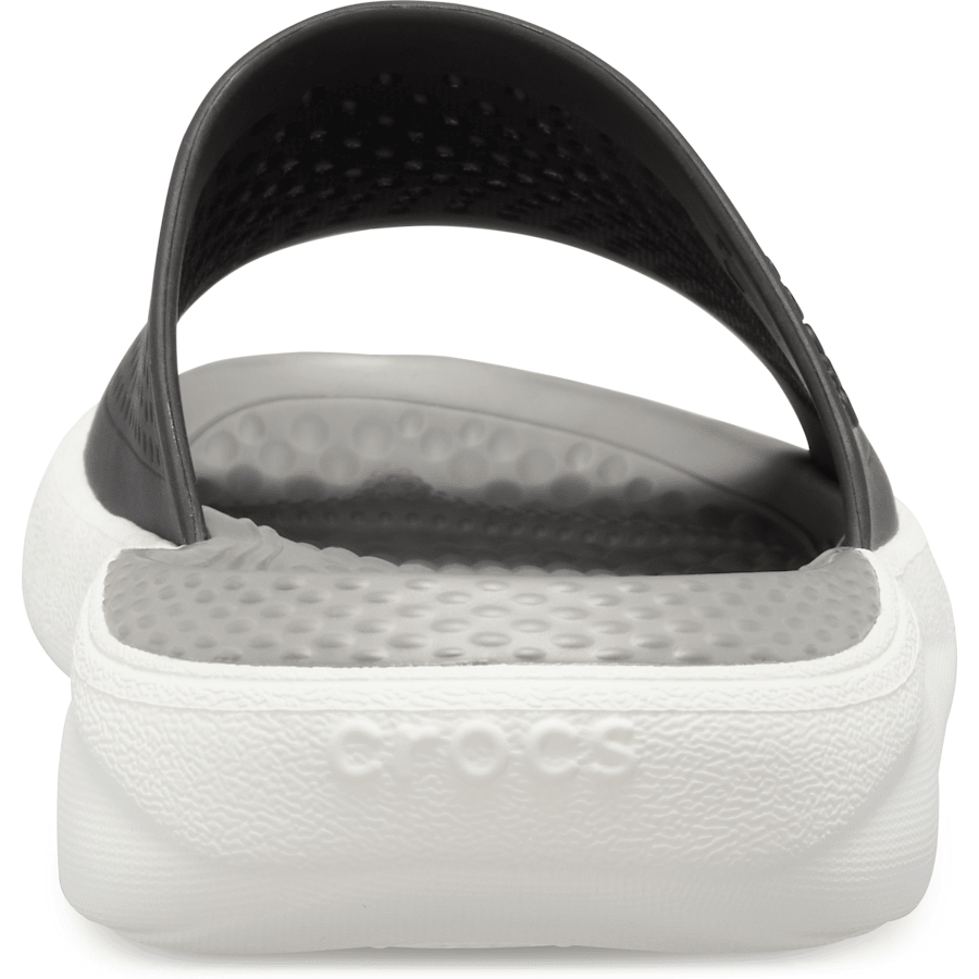 Black / Smoke LiteRide™ Slide - Takaisin - Crocs