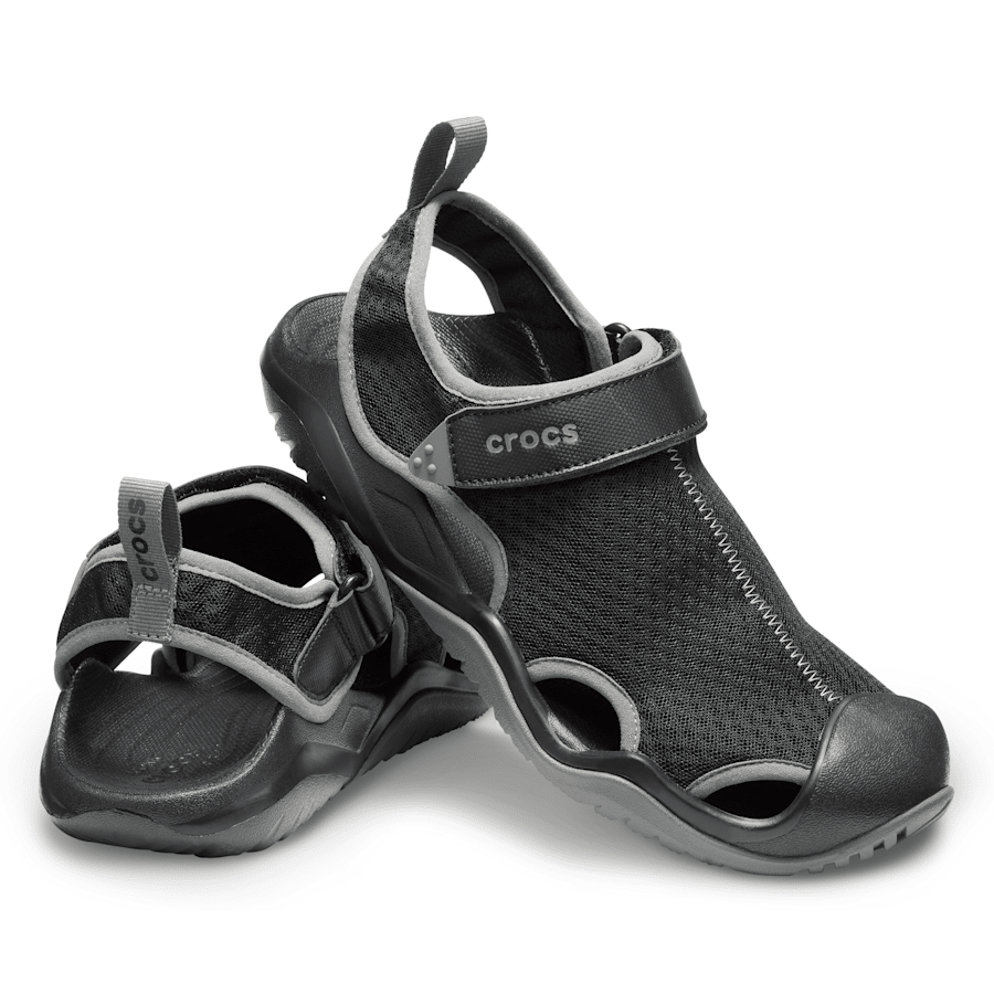 Black Men’s Swiftwater™ Mesh Deck Sandal - Pair - Crocs