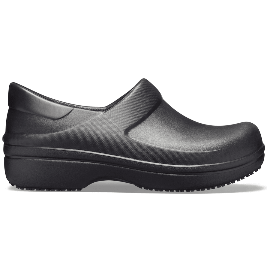Black Women’s Neria Pro II Work Clog - Side - Crocs PFD