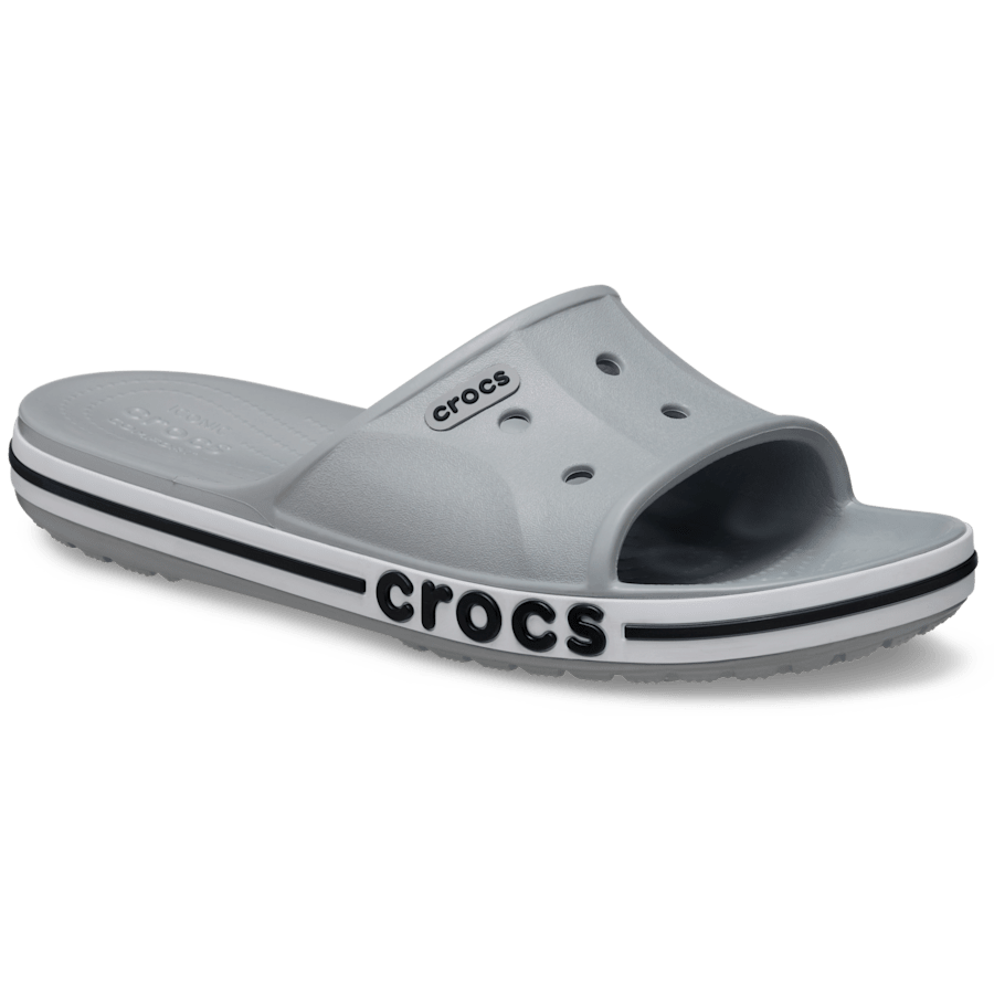 Light Grey Bayaband Slide - Angle - Crocs