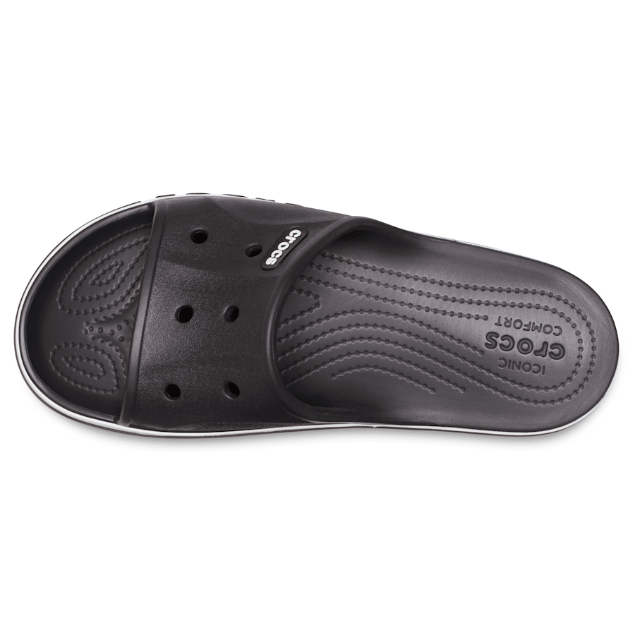 Black / White Bayaband Slide - Top - Crocs