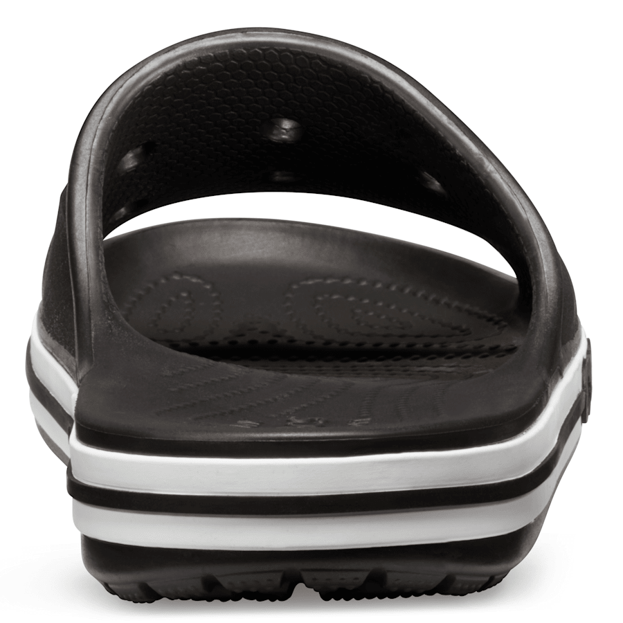 Black / White Bayaband Slide - Back - Crocs