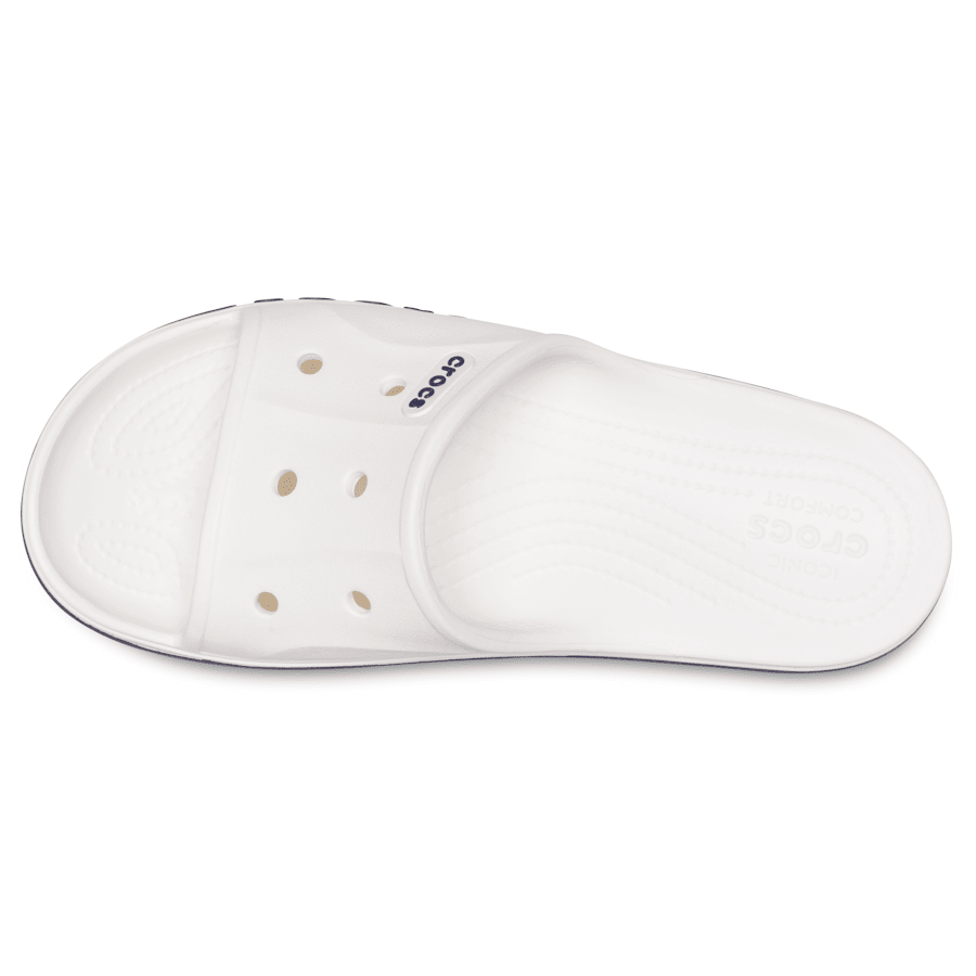White / Navy Bayaband Slide - Top - Crocs