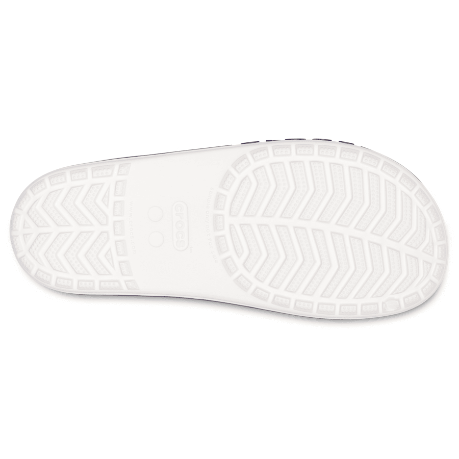 White / Navy Bayaband Slide - Bottom - Crocs