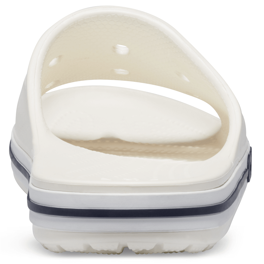 White / Navy Bayaband Slide - Back - Crocs