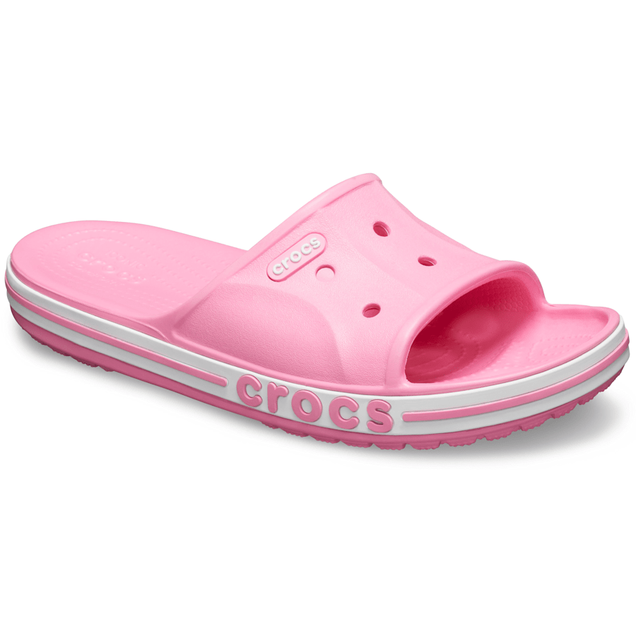 pink Lemonade Bayaband Slide - Angle - Crocs
