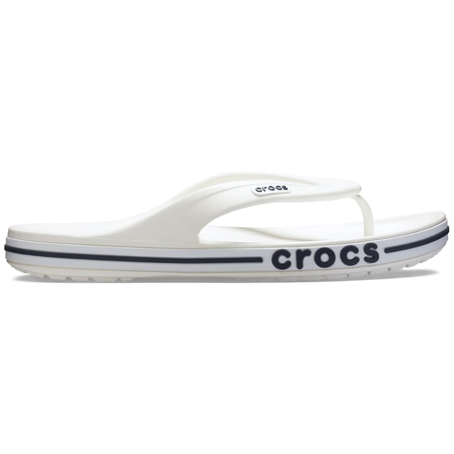White / Navy Bayaband Flip - Side - Crocs