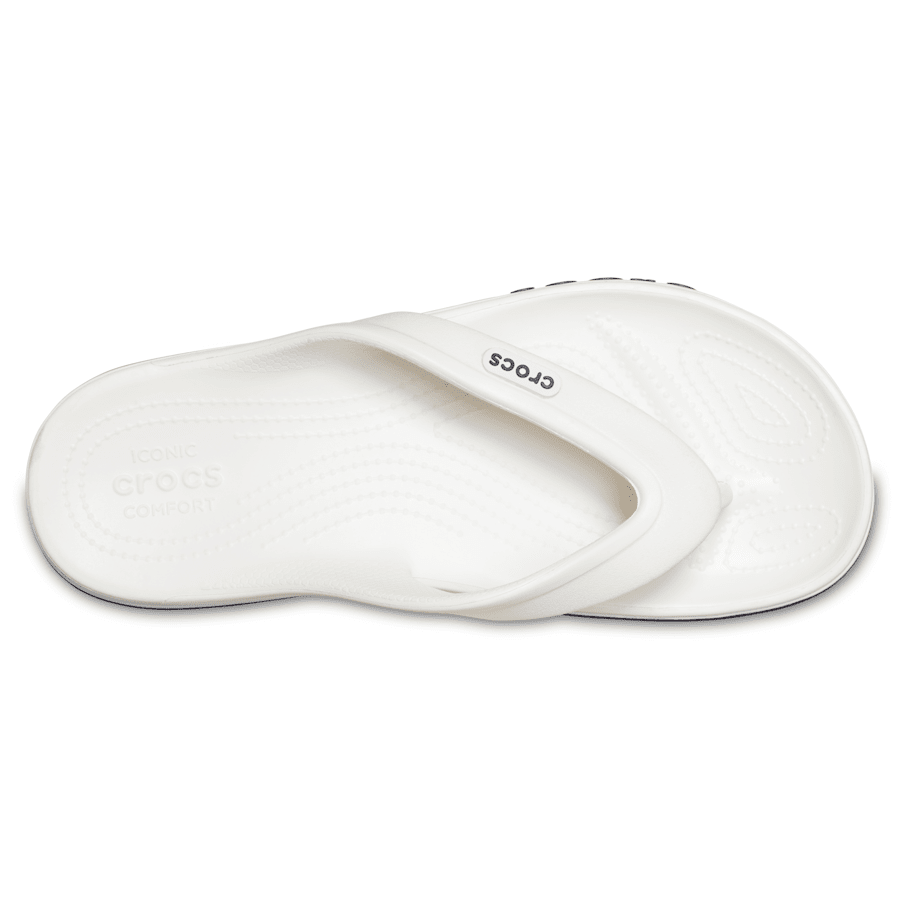 White / Navy Bayaband Flip - Top - Crocs