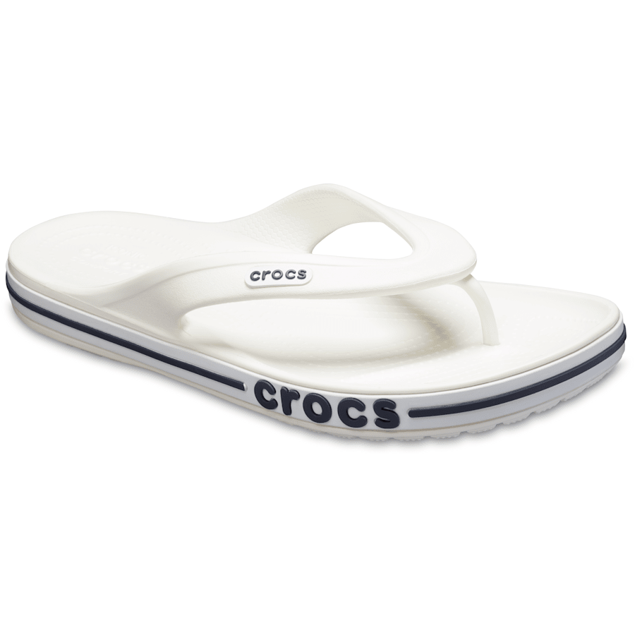 White / Navy Bayaband Flip - Angle - Crocs