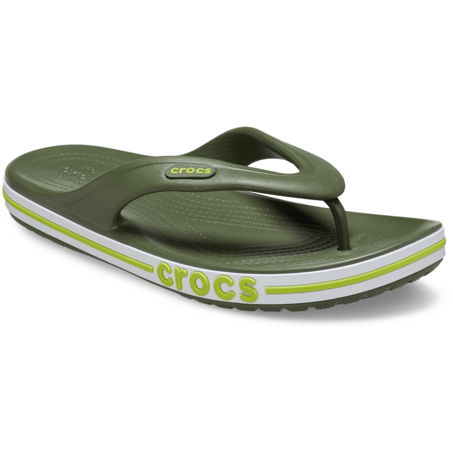 Army Green Bayaband Flip - Angle - Crocs