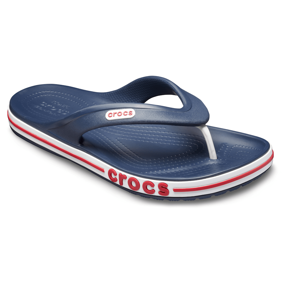 Navy / Pepper Bayaband Flip - Angle - Crocs