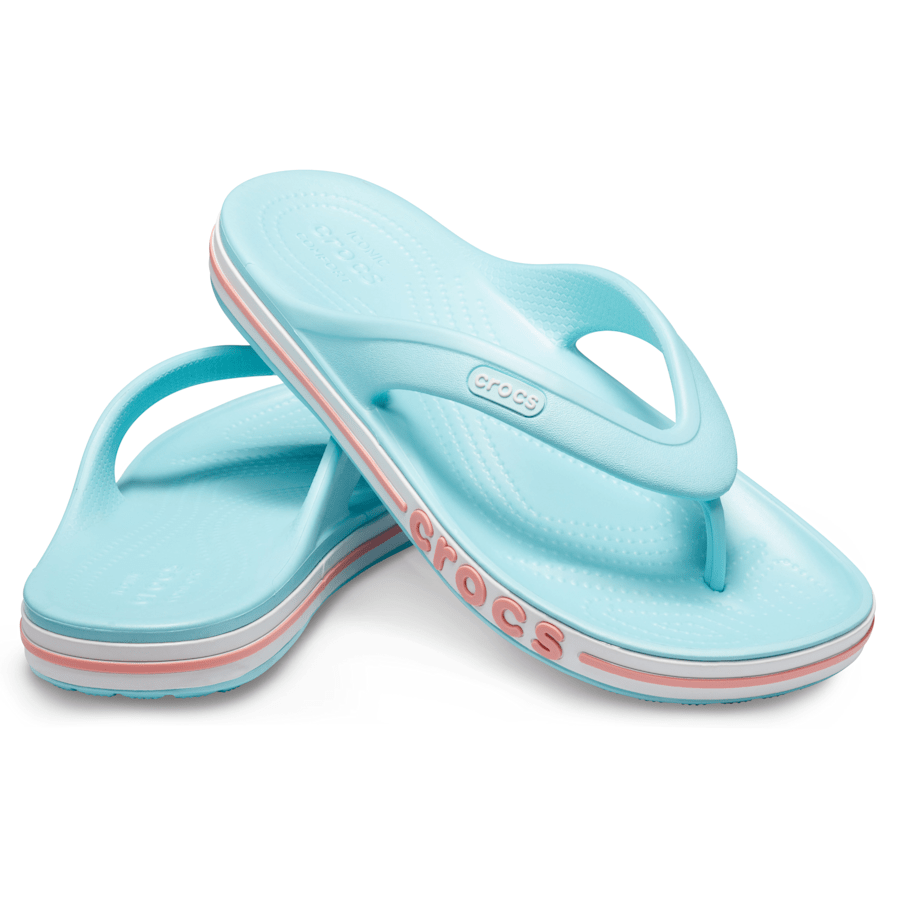 Ice Blue / Melon Bayaband Flip - Pair - Crocs