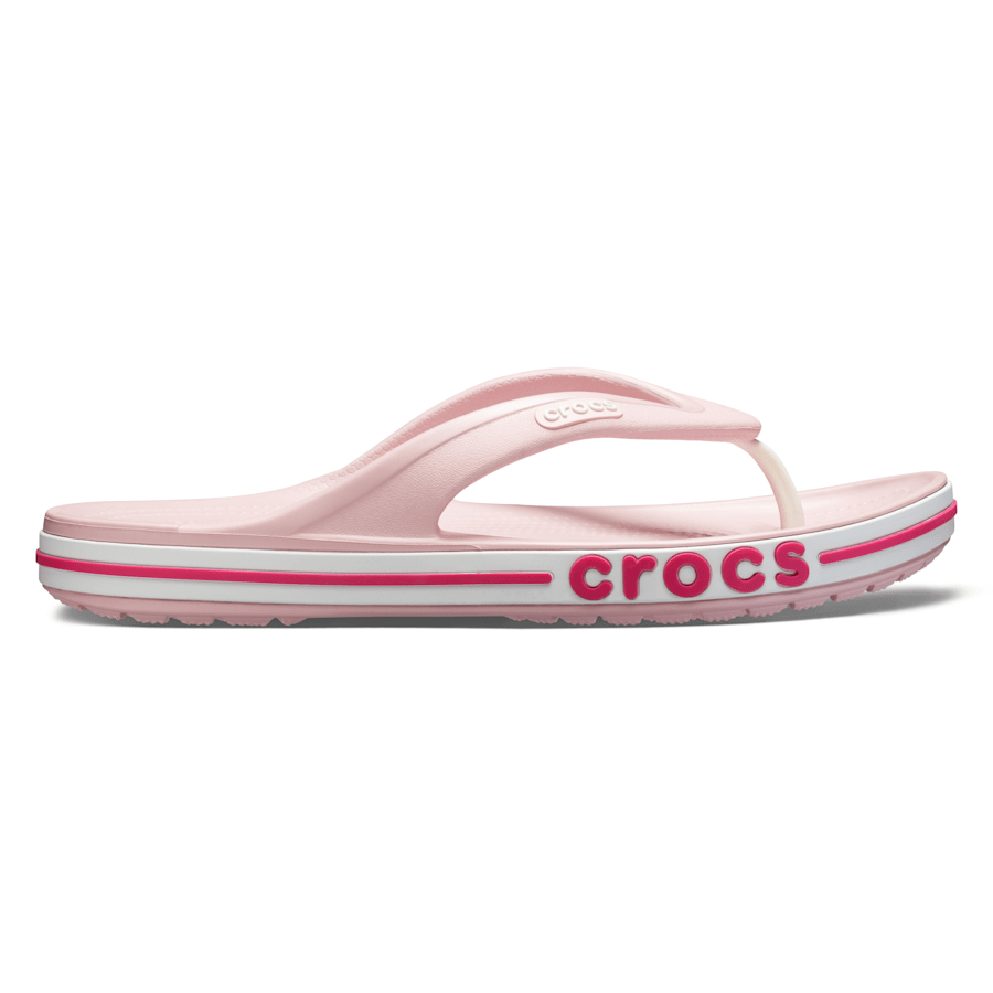 Petal Pink/Candy Pink Bayaband Flip - Side - Crocs