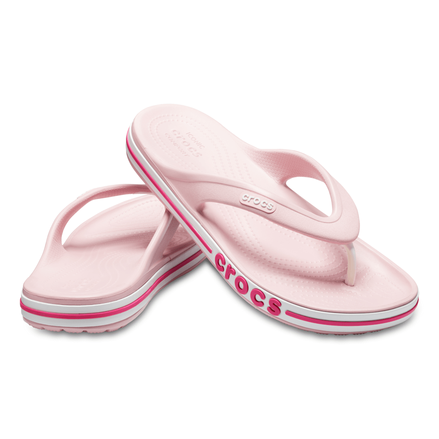 Petal Pink/Candy Pink Bayaband Flip - Pair - Crocs