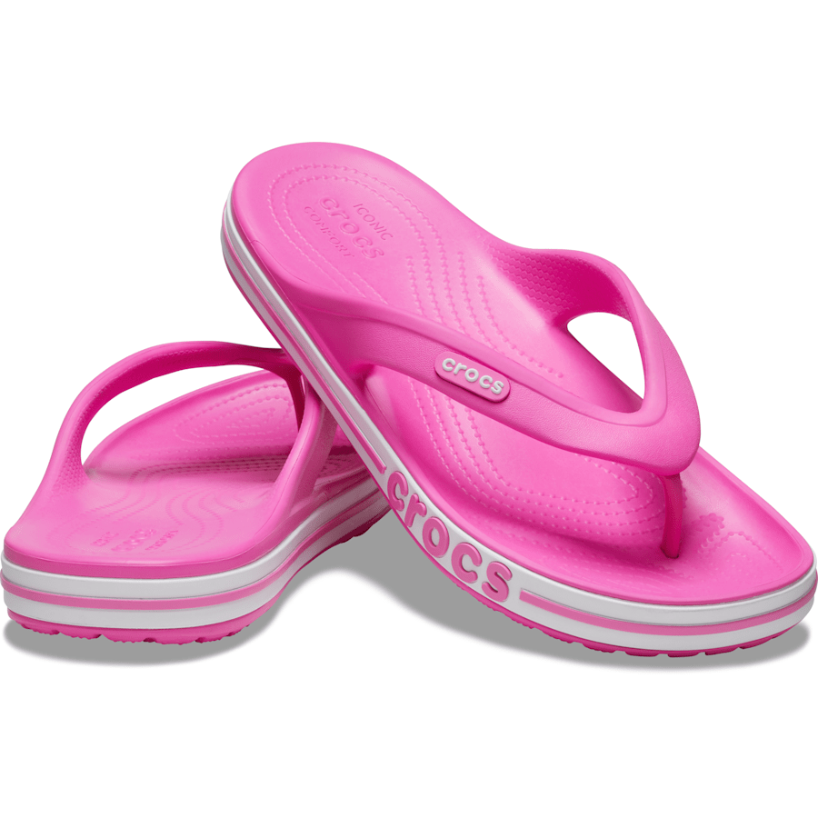 Electric Pink Bayaband Flip - Pair - Crocs