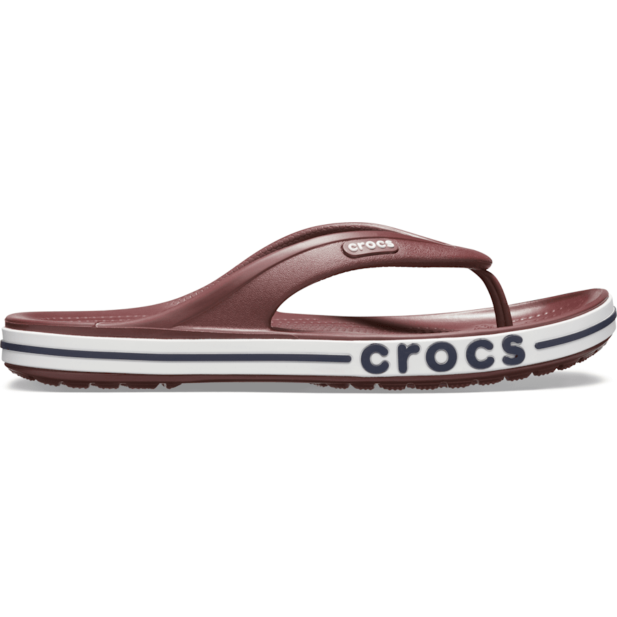 Burgundy / Navy Bayaband Flip - Side - Crocs