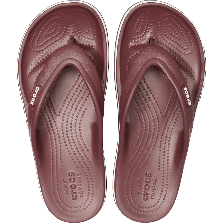Burgundy / Navy Bayaband Flip - Top - Crocs