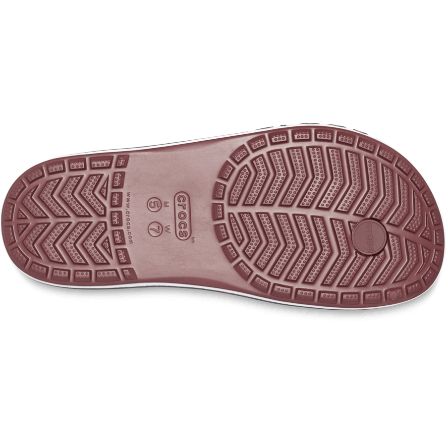 Burgundy / Navy Bayaband Flip - Bottom - Crocs