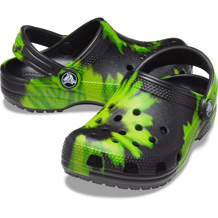 Colour Kids’ Classic Tie-Dye Graphic Clog - Pair - Crocs