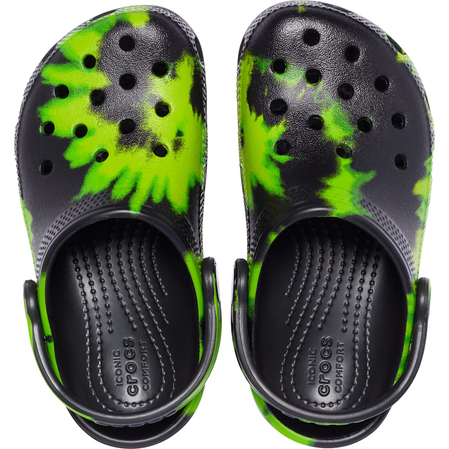Colour Kids’ Classic Tie-Dye Graphic Clog - Top - Crocs
