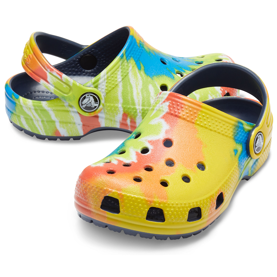 Colour Kids’ Classic Tie-Dye Graphic Clog - Pair - Crocs
