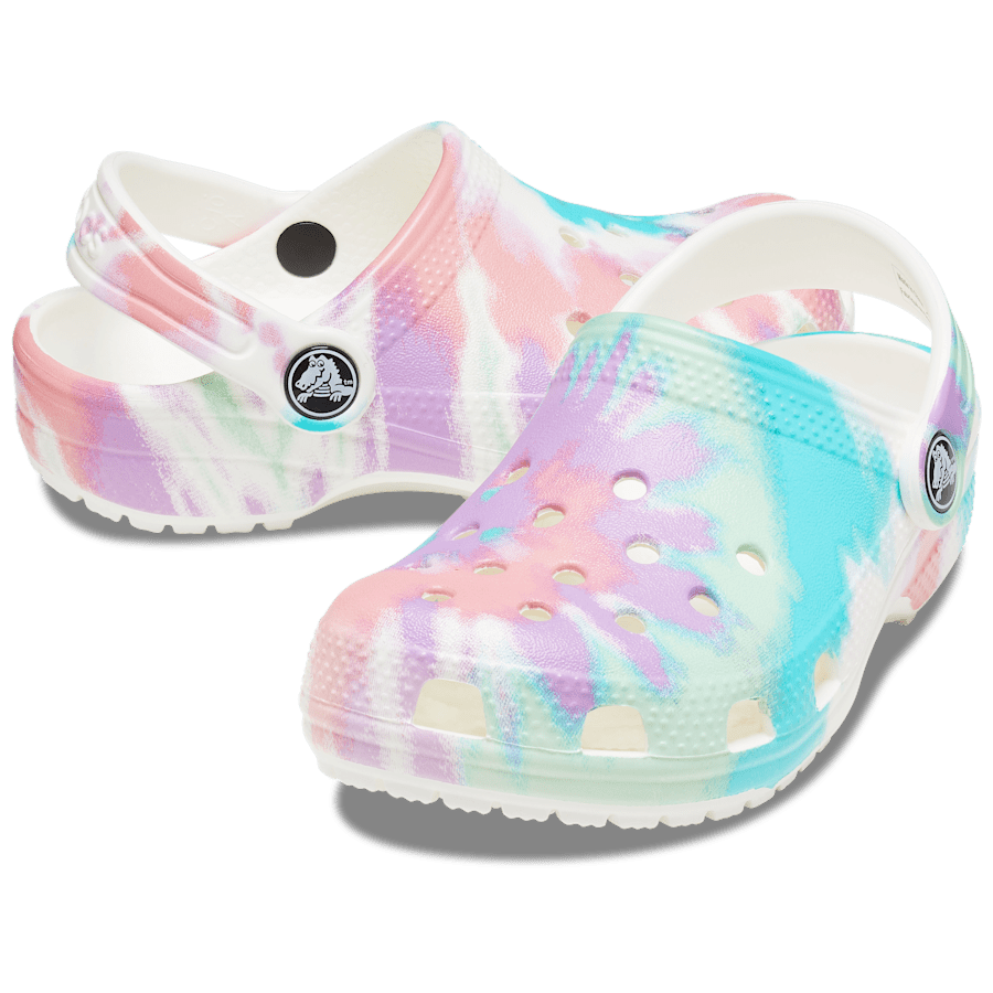 カラー クラシック タイダイ グラフィック クロッグ キッズ - ペア - Crocs