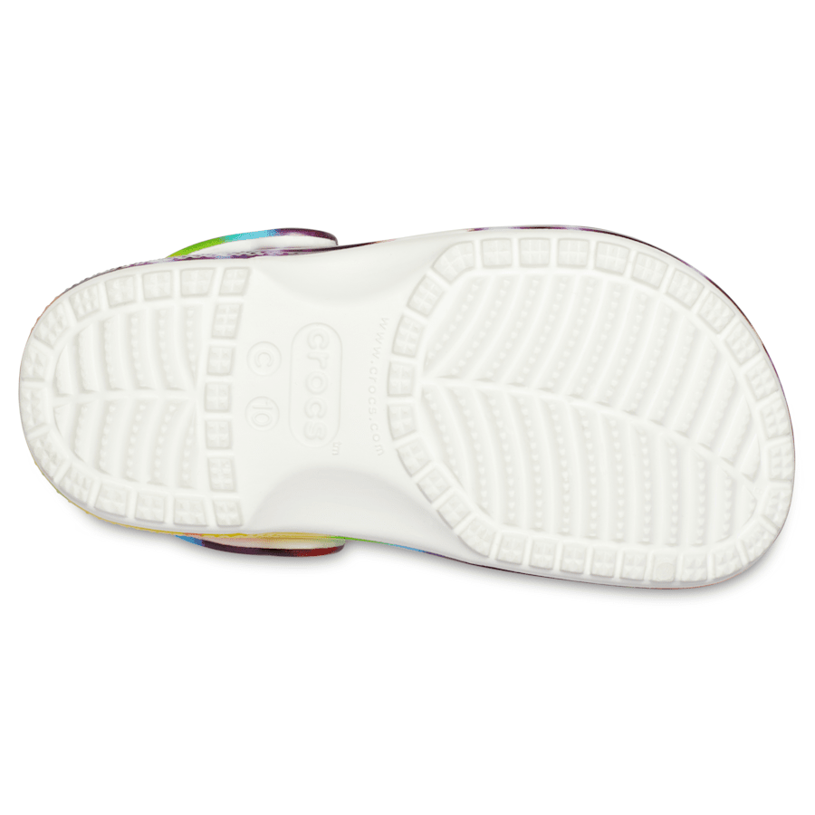 Multi Kids’ Classic Tie-Dye Graphic Clog - Bottom - Crocs