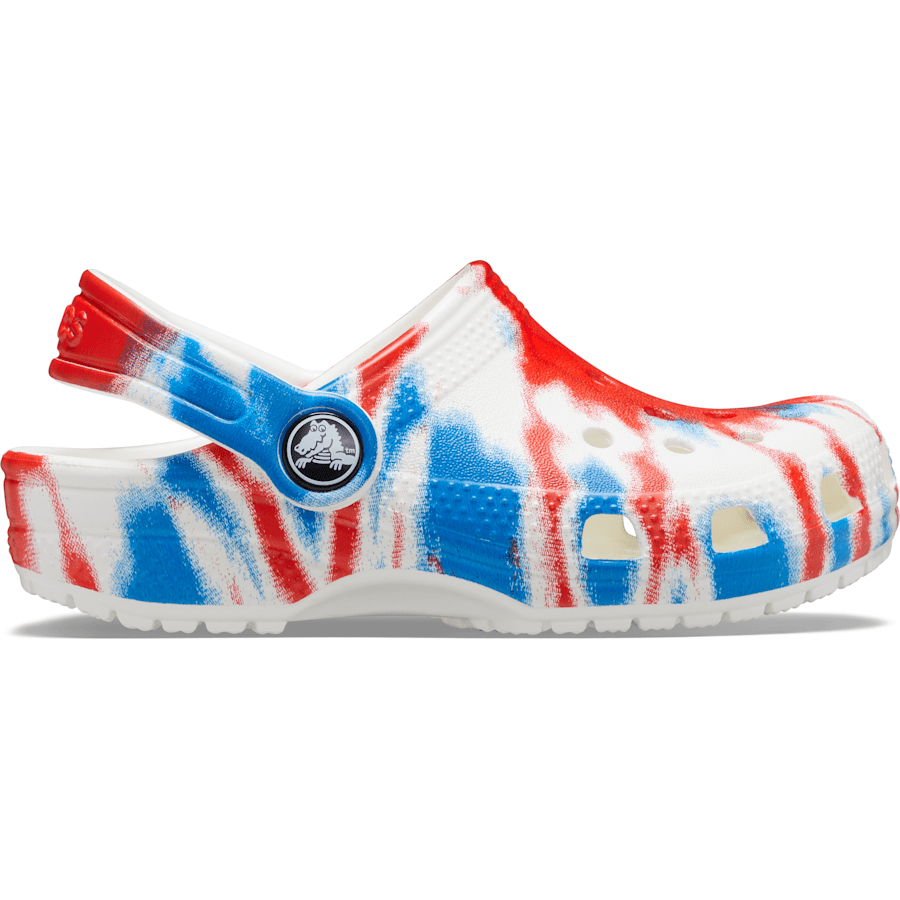 Colour Kids’ Classic Tie-Dye Graphic Clog - Side - Crocs