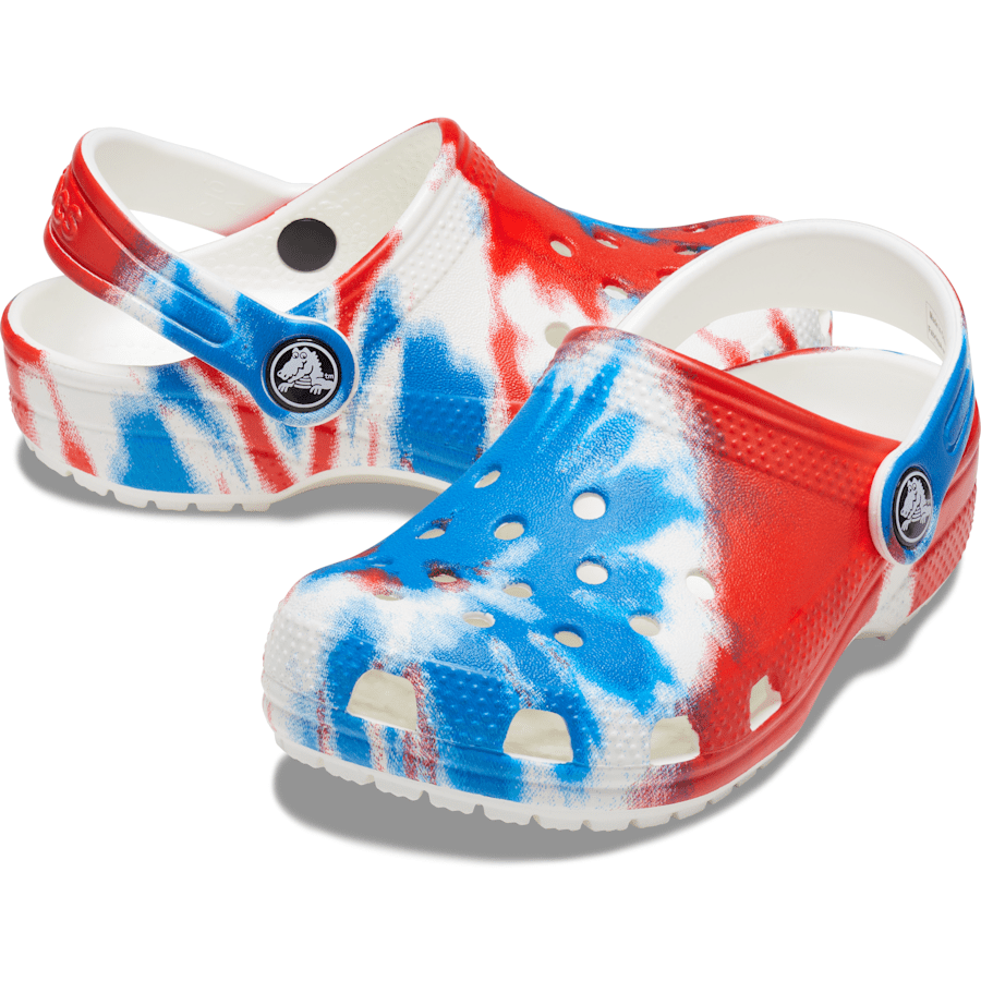 Colour Kids’ Classic Tie-Dye Graphic Clog - Pair - Crocs
