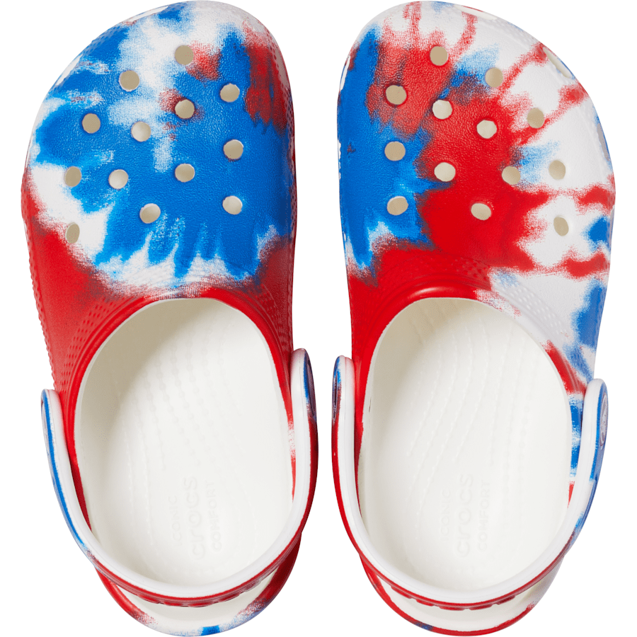 Colour Kids’ Classic Tie-Dye Graphic Clog - Top - Crocs