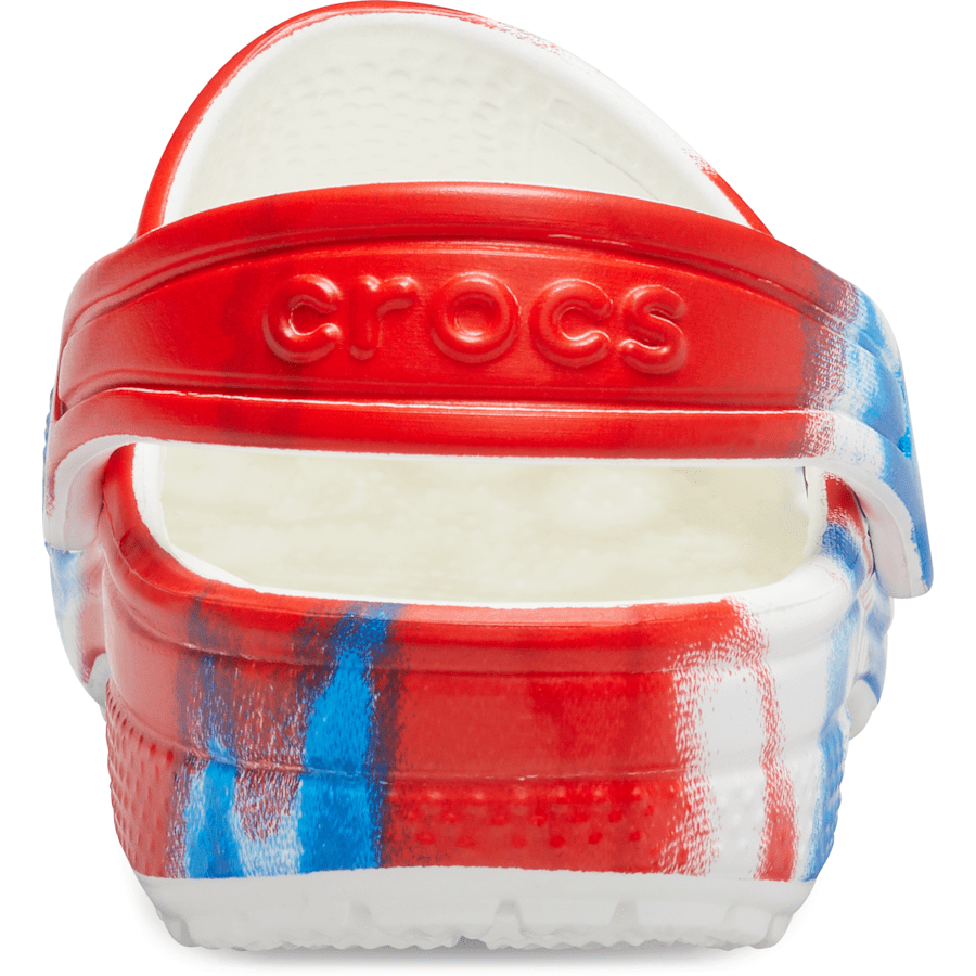 Colour Kids’ Classic Tie-Dye Graphic Clog - Back - Crocs