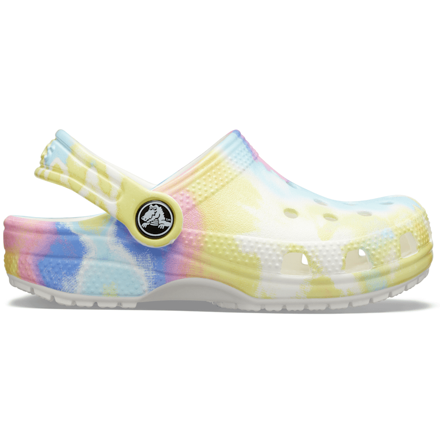 Colour Kids’ Classic Tie-Dye Graphic Clog - Side - Crocs