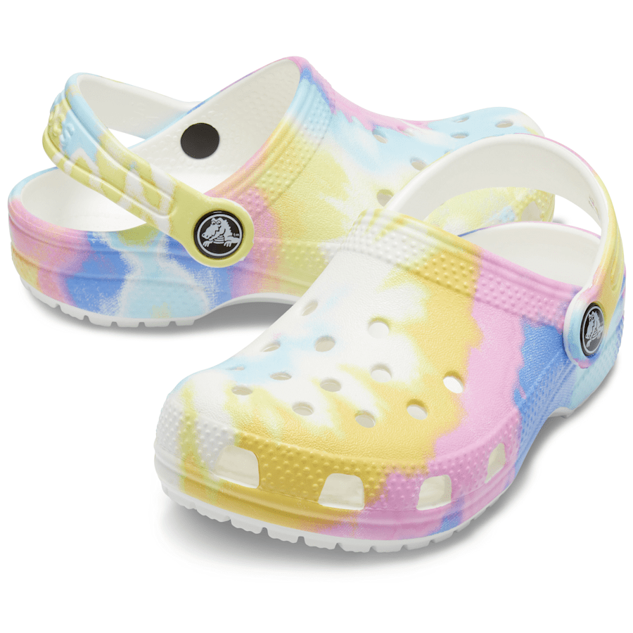 Colour Kids’ Classic Tie-Dye Graphic Clog - Pair - Crocs