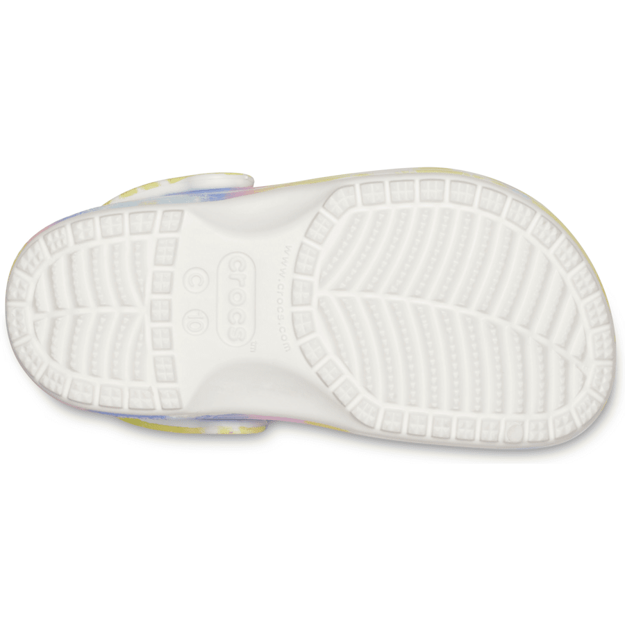 Colour Kids’ Classic Tie-Dye Graphic Clog - Bottom - Crocs