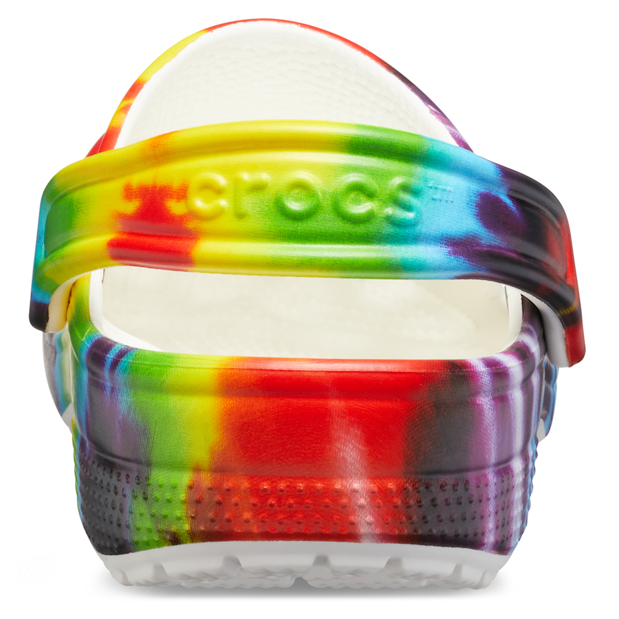 Color Classic Tie-Dye Graphic Clog - Back - Crocs