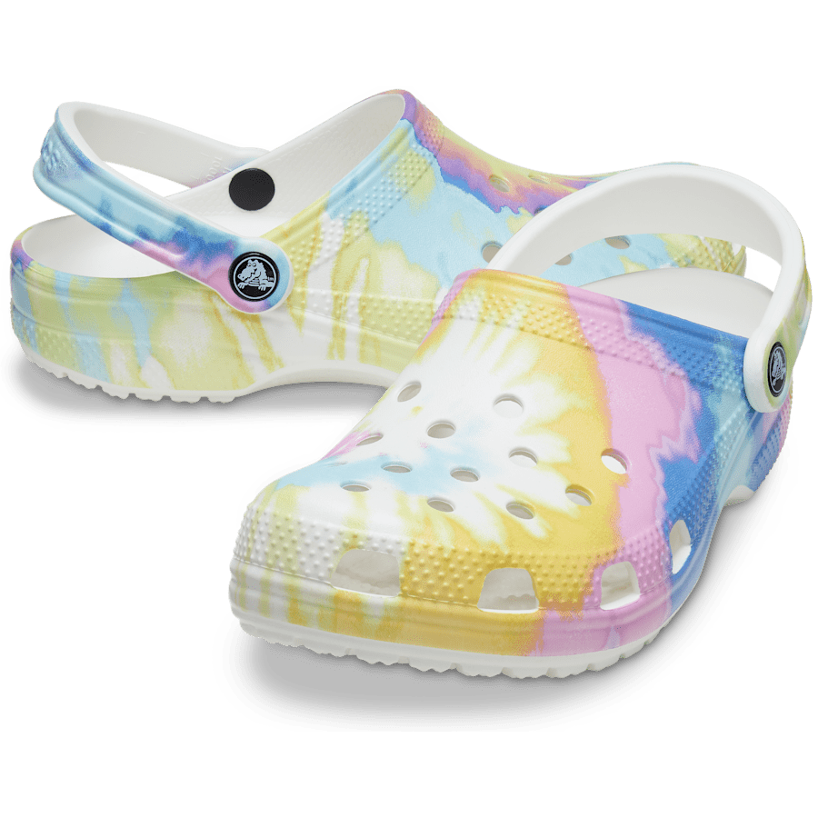 Colour Classic Tie-Dye Graphic Clog - Pair - Crocs