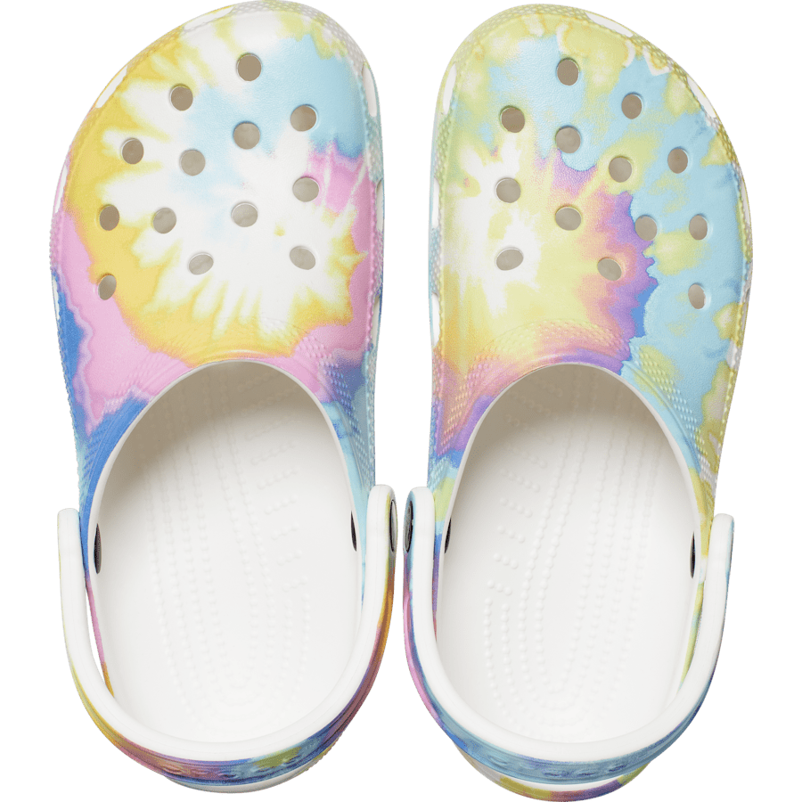 Colour Classic Tie-Dye Graphic Clog - Top - Crocs