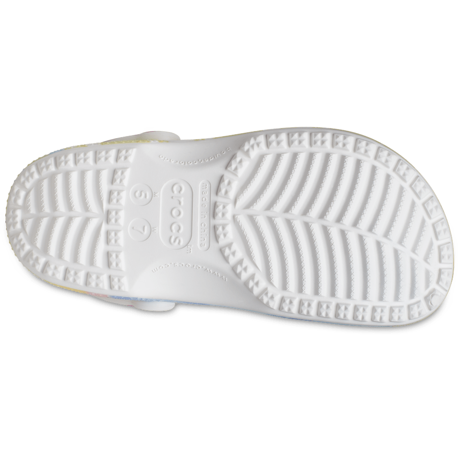 Colour Classic Tie-Dye Graphic Clog - Bottom - Crocs