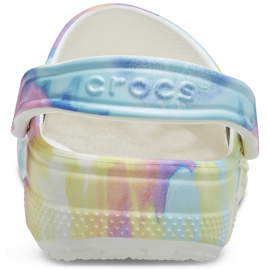 Colour Classic Tie-Dye Graphic Clog - Back - Crocs
