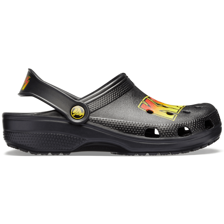 Color Classic KISS Clog Blk/Mlti - Side - Crocs