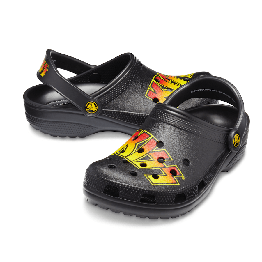 Color Classic KISS Clog Blk/Mlti - Pair - Crocs