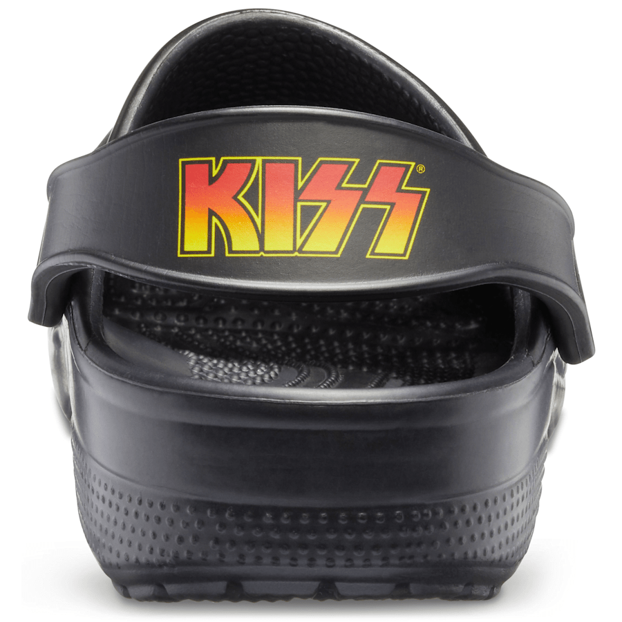 Color Classic KISS Clog Blk/Mlti - Back - Crocs