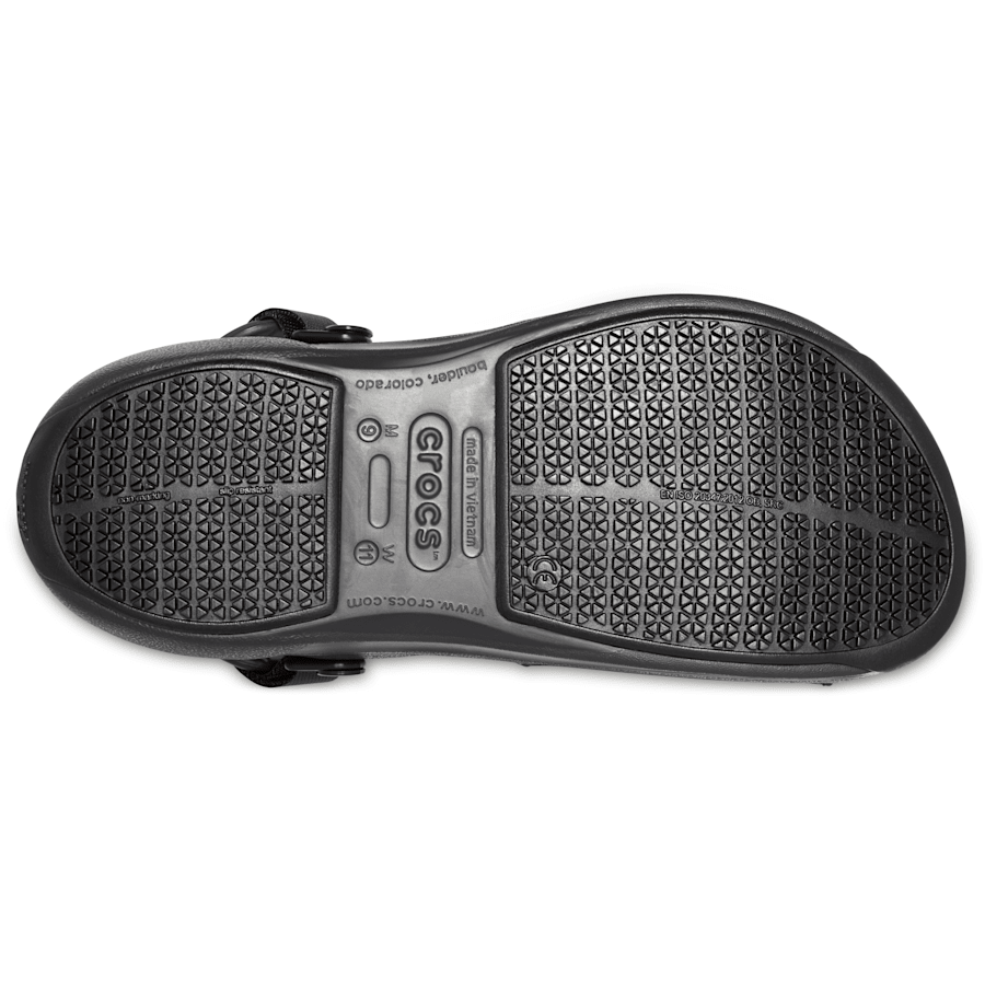 Black Bistro Pro LiteRide™ Work Clog - Bottom - Crocs PFD