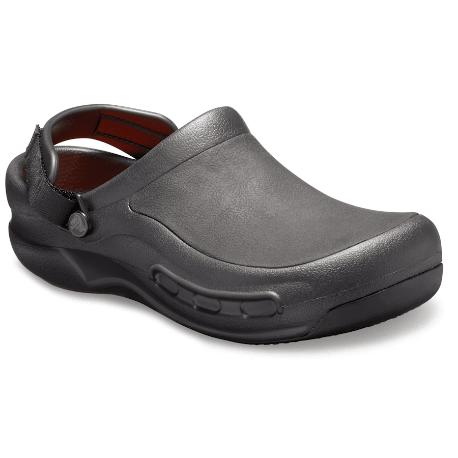 Black Bistro Pro LiteRide™ Work Clog - Angle - Crocs PFD