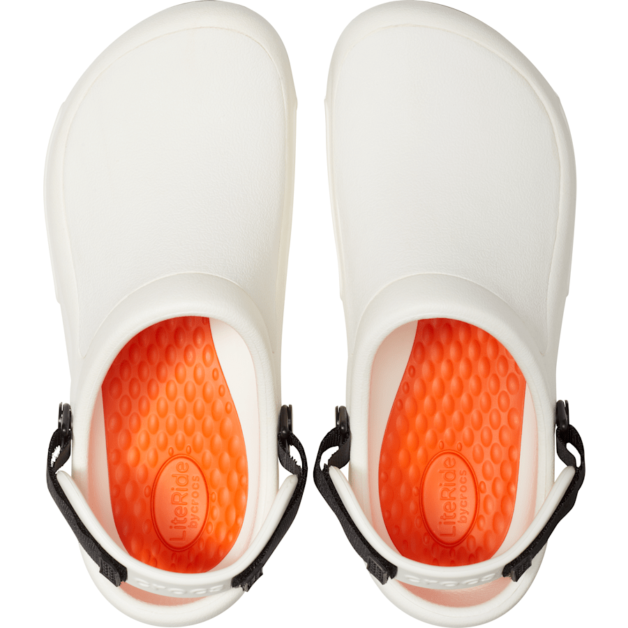 White Bistro Pro LiteRide™ Work Clog - Top - Crocs PFD