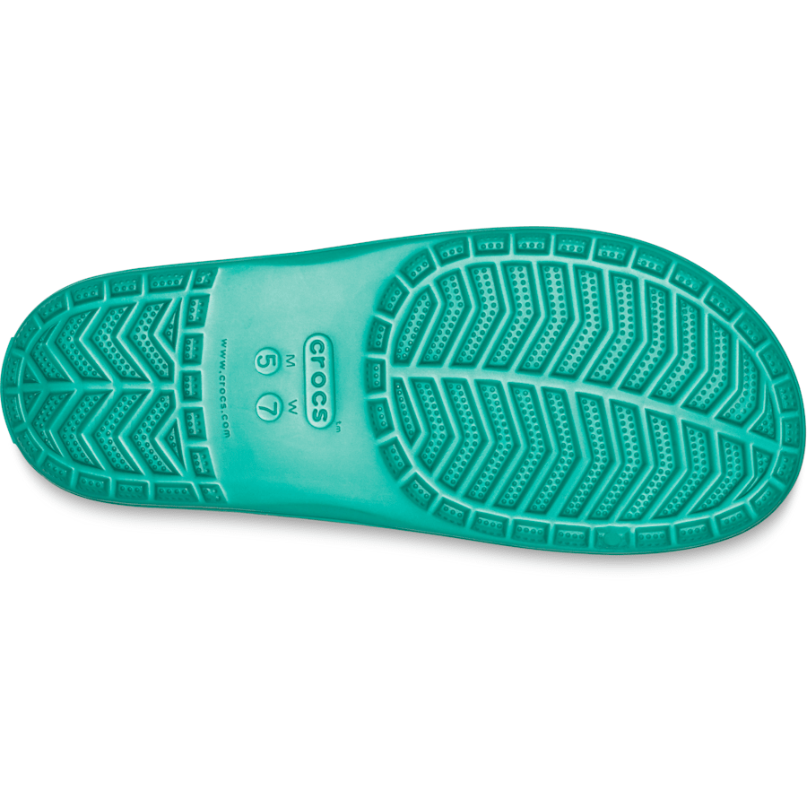 Deep Green / White Crocband™ III Slide - Bottom - Crocs