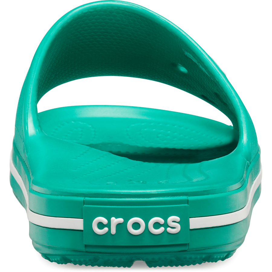 Deep Green / White Crocband™ III Slide - Back - Crocs
